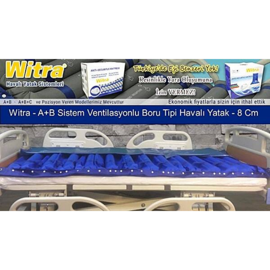 Boru Tipi Havalı Yatak 8 cm