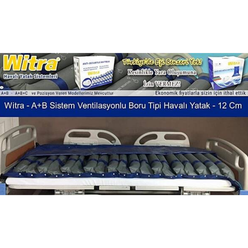 Witra Boru Tipi Havalı Yatak 12 Cm 