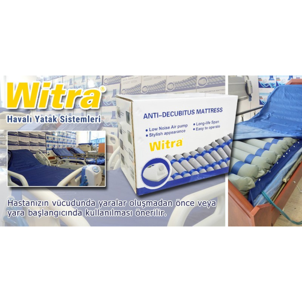 Witra Boru Tipi Havalı Yatak 12 Cm 