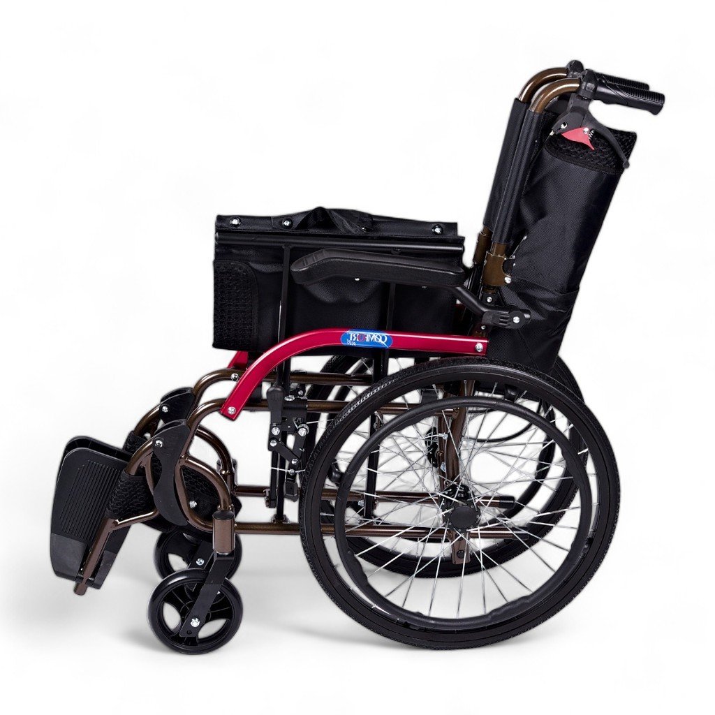 Comfort Plus GK863LAJ-20 Jet Black Transfer Alüminyum Tekerlekli Sandalye