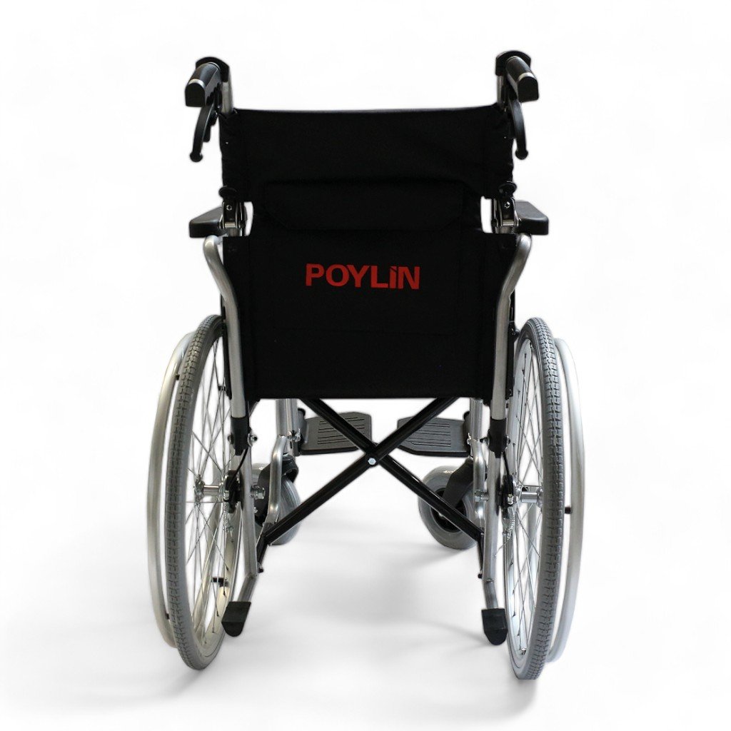 Poylin P120 Refakatçi Frenli Manuel Tekerlekli Sandalye