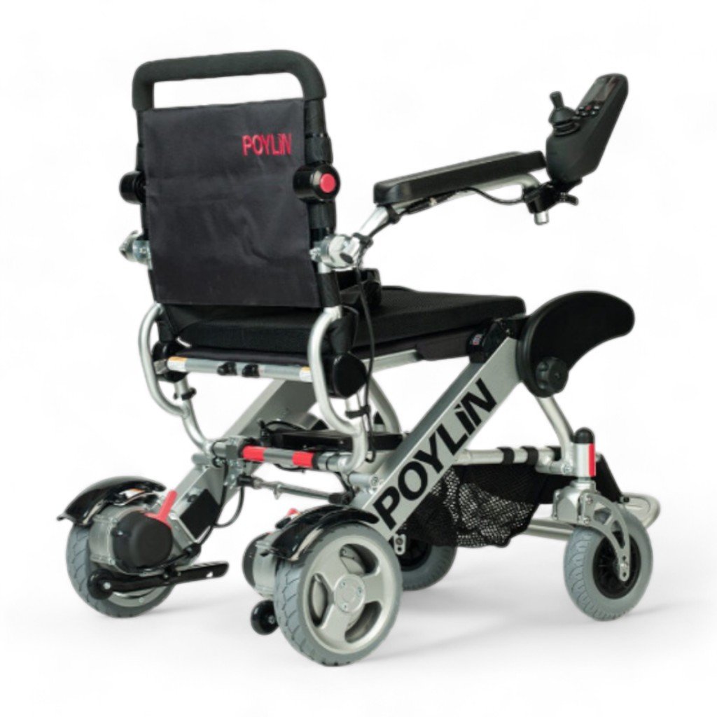 Poylin P207 Ultra Hafif Katlanabilir Akülü Tekerlekli Sandalye