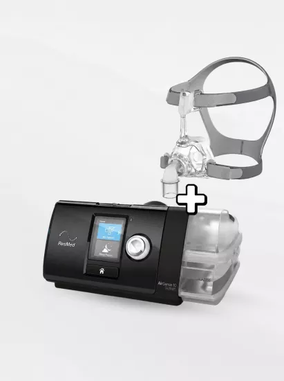 ResMed AirSense 10 AutoSet Otomatik CPAP Cihazı + Mirage FX Maske