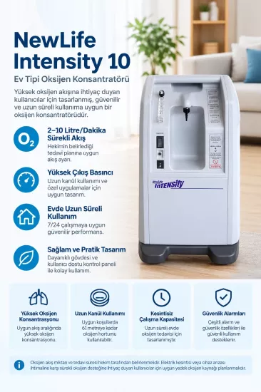 CAIRE NewLife Intensity 10 Litre Oksijen Konsantratörü