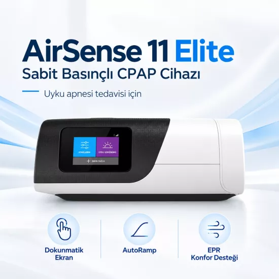 ResMed AirSense 11 Elite CPAP Cihazı | Sabit Basınçlı Uyku Apnesi Cihazı