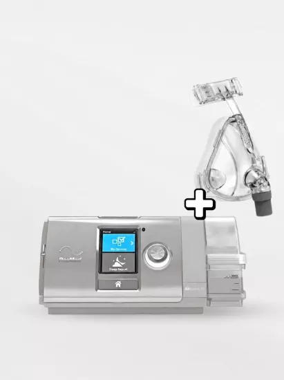 ResMed AirCurve 10 BPAP S Cihazı – Nemlendirici ve Maske Dahil