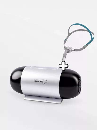 Respirox M1 Mini Auto CPAP Cihazı – P2 Maske Dahil