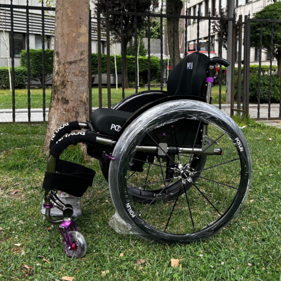 Poylin P153 Aktif Tekerlekli Sandalye (Titanyum)