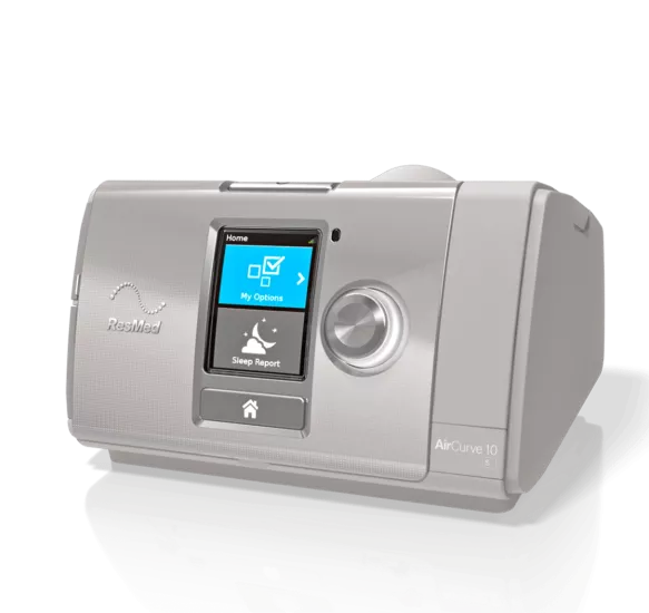 ResMed AirCurve 10 BPAP S Cihazı – Nemlendirici ve Maske Dahil
